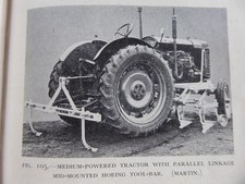 1949 FARMING MACHINERY BOOK FERGIES FORDSON MASSEY HARRIS TRACTOR EQUIPMENT RARE