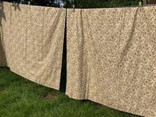 Vintage Curtains Cotton Green