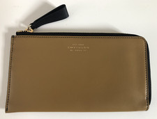 SMYTHSON Mustard Zip around  Card & Cash Purse, RRP:£165!  18x10cm