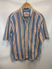 Melka Casual Striped Shirt Size XL 39 15.5 