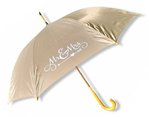 Wedding umbrella gold - umbrella, with