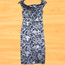 NEW OASIS SIZE 8 NAVY SILVER
