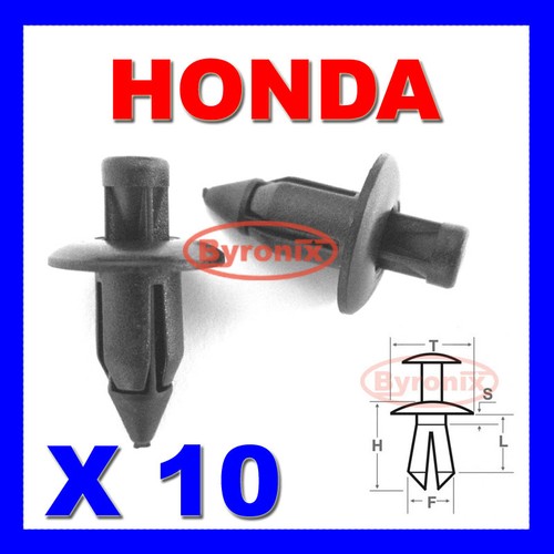Honda fairing panel - fairing, clips