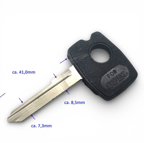 Black car key - black,