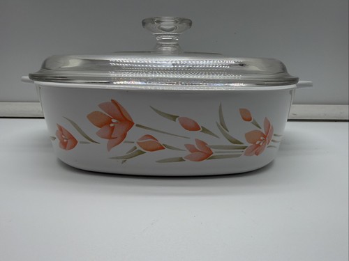 Vtg corning ware - vtg, peach