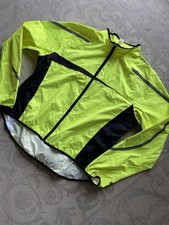 BTWIN Men’s Yellow Waterproof Cycle Jacket Size 2XL