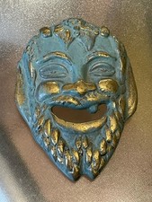 4.5" Antique Brass Horned God