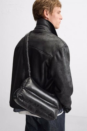 Bnwt zara black shiny - zara,