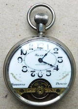 NO RESERVE Hebdomas 8 Day Working Mechanical Pocket Watch Vintage