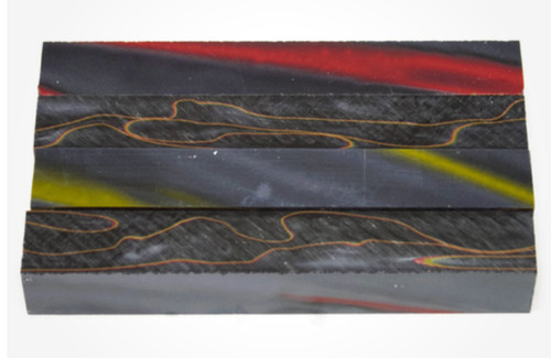 Blue fire acrylic - fire, blank