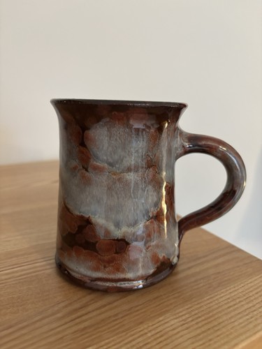 Vintage studio pottery mug - pottery,