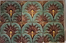 Antique tiles pilkingtons - 6,