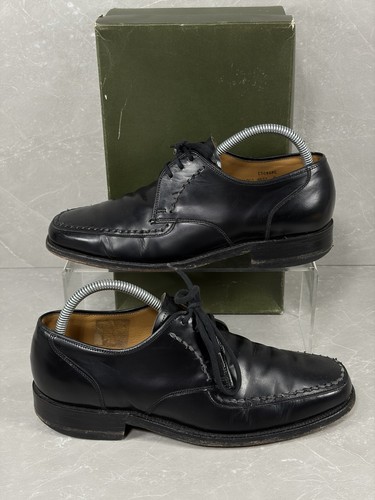 Loake black polished leather - black,