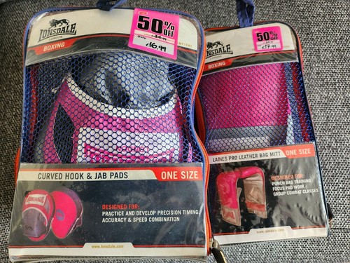 Pink lonsdale leather - pink,