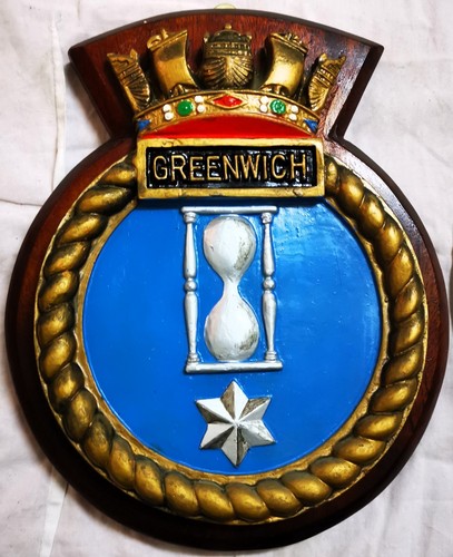 Hms greenwich ship crest - -,