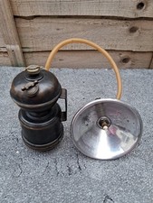 Rare Acetylene Carbide Bike Lamp Open Flame  1902 USA