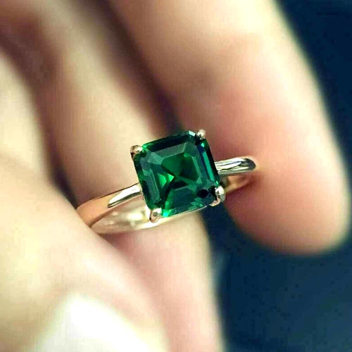 Asscher cut emerald lab - asscher,