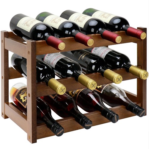 Thalomely bamboo wine rack - wine,