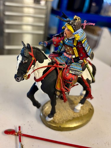 Mounted japanese samurai - mounted,