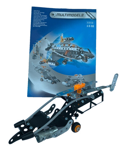 Meccano helicopter model - meccano,