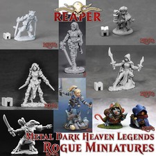 Thieves & Rogues RPG Miniatures | Reaper Metal Player Character Minis