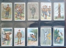 GALLAHER-BOY SCOUT SERIES 1922 (BROWN BACK) SET 100 CIGARETTE CARDS 