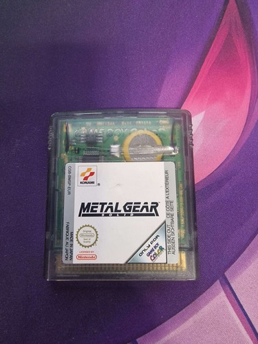 Metal gear solid gameboy - solid,