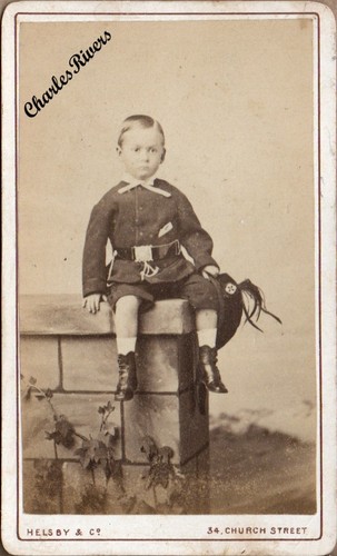 Liverpool cdv boy military - in,