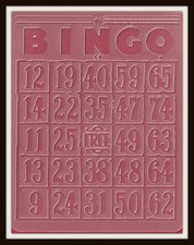 Sizzix TIM HOLTZ BINGO CARD