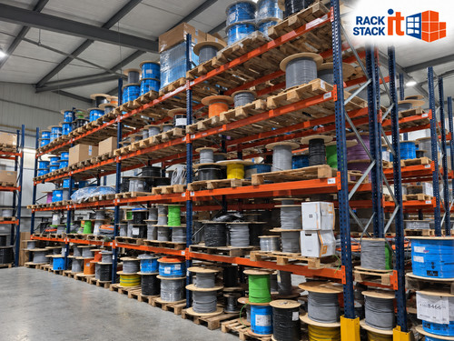 Used link pallet racking - 51,