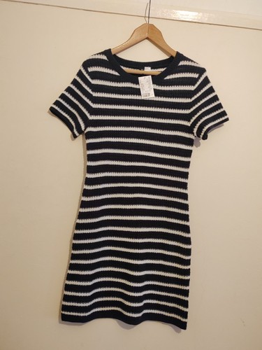 Divided black white stripe - black,