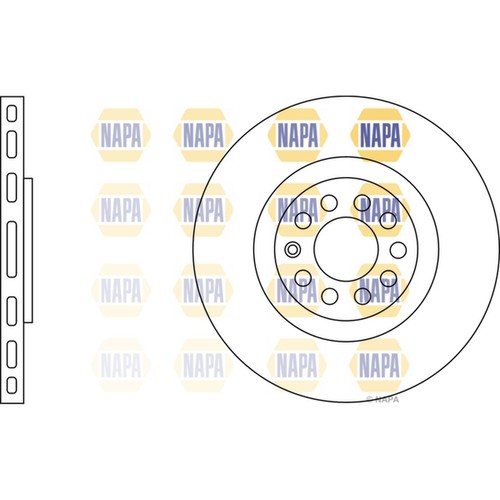 Brake discs vented for vw - 2x,
