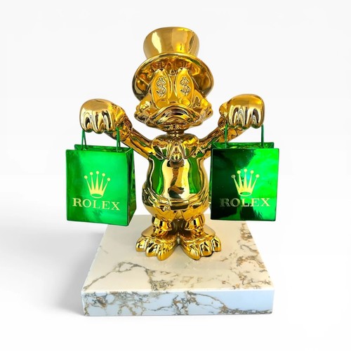 Pop art sculpture - sculpture, scrooge