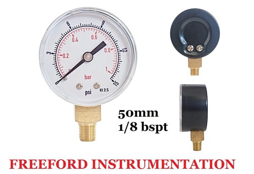 Low pressure gauge 50mm dial - pressure,