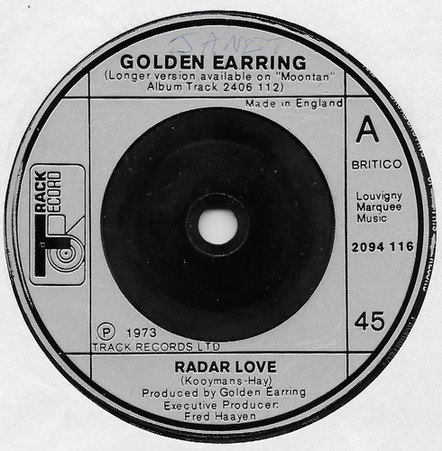 Golden earring radar love - golden,