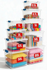 Clear Plastic Storage Boxes