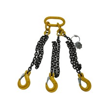  Lifting Chain Slings Grade 80 with Clevis Sling Hooks (1.5 Ton - 26.5 Ton SWL)