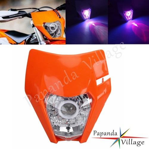 Dirt bike led headlight lo - headlight, hi/lo