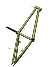 fitbikeco BMX frame BQR with cranks mid bottom bracket