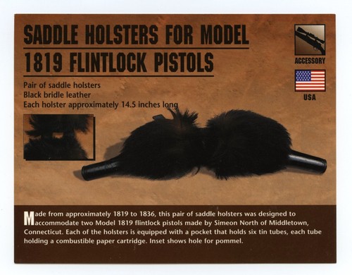 Saddle holsters for model 1819 - for,