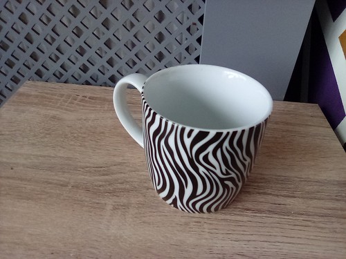 Black white zebra - zebra, mug.