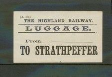 HIGHLAND RAILWAY (HR) Luggage