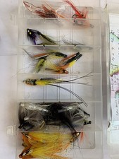 40 Salmon Flies And Numerous Hooks