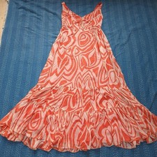 100% Silk Kaliko Peach And