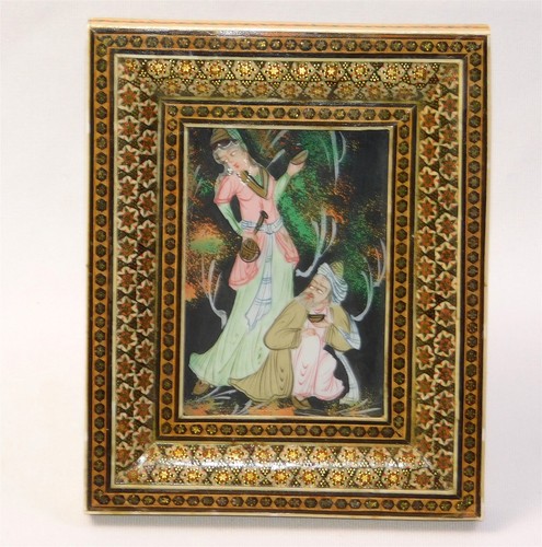 Persian khatam inlaid wood - khatam,