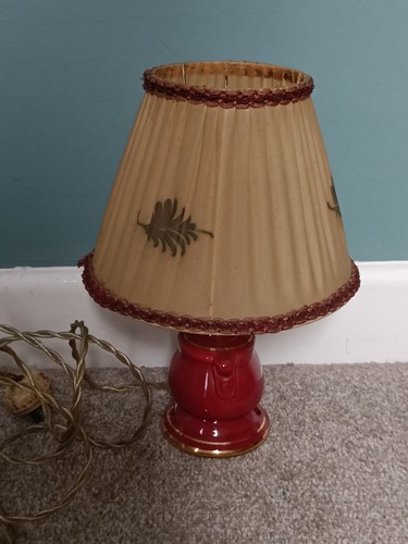 Vintage red gold ceramic - vintage,