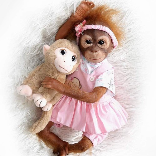 Real looking monkey dolls - real,