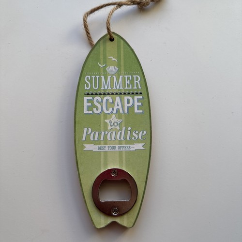 Surf board shape wooden bottle - surf,