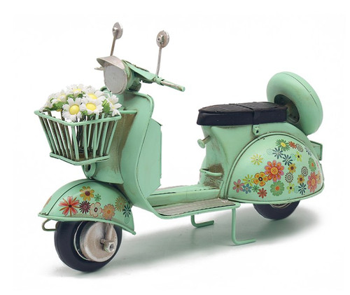 Green lambretta scooter model - lambretta,