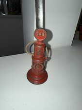 Antique 1930's Arcade Red Cast Iron Gas Pump 4 1/4 inches Original